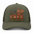 LAND OF THE FREE Trucker Hat | Patriotic American Gear Richardson 112 Snapback